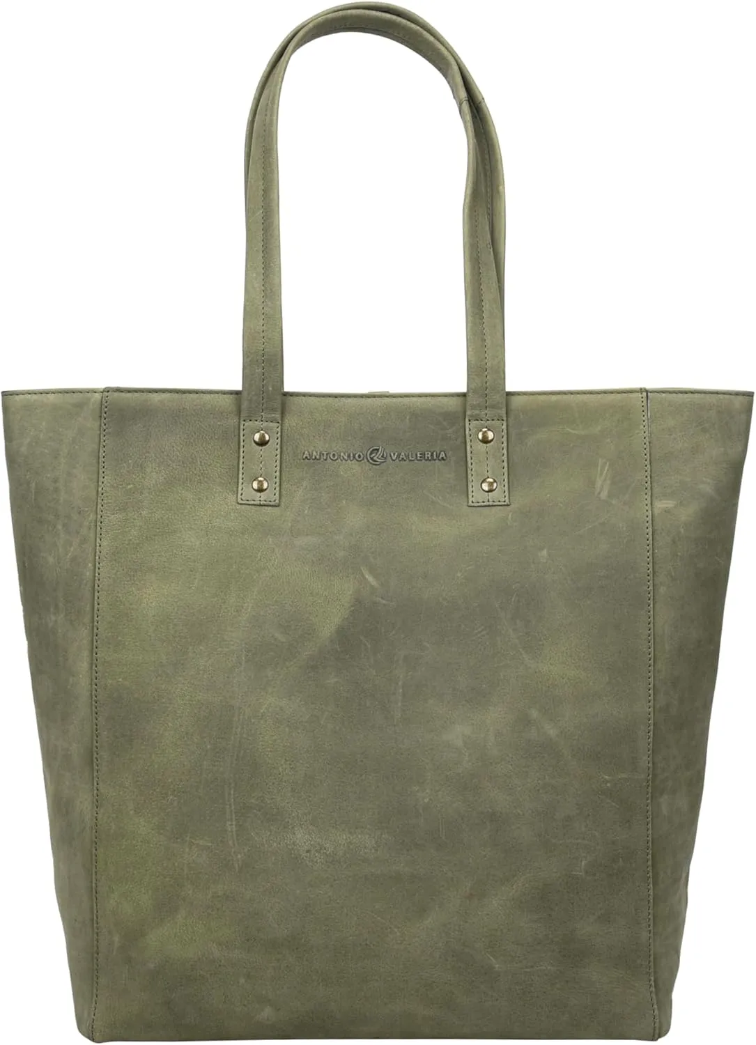 ANTONIO VALERIA Ava Leather Tote/Top Handle Shoulder Bag for Women