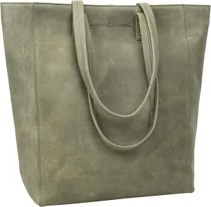 ANTONIO VALERIA Ava Leather Tote/Top Handle Shoulder Bag for Women