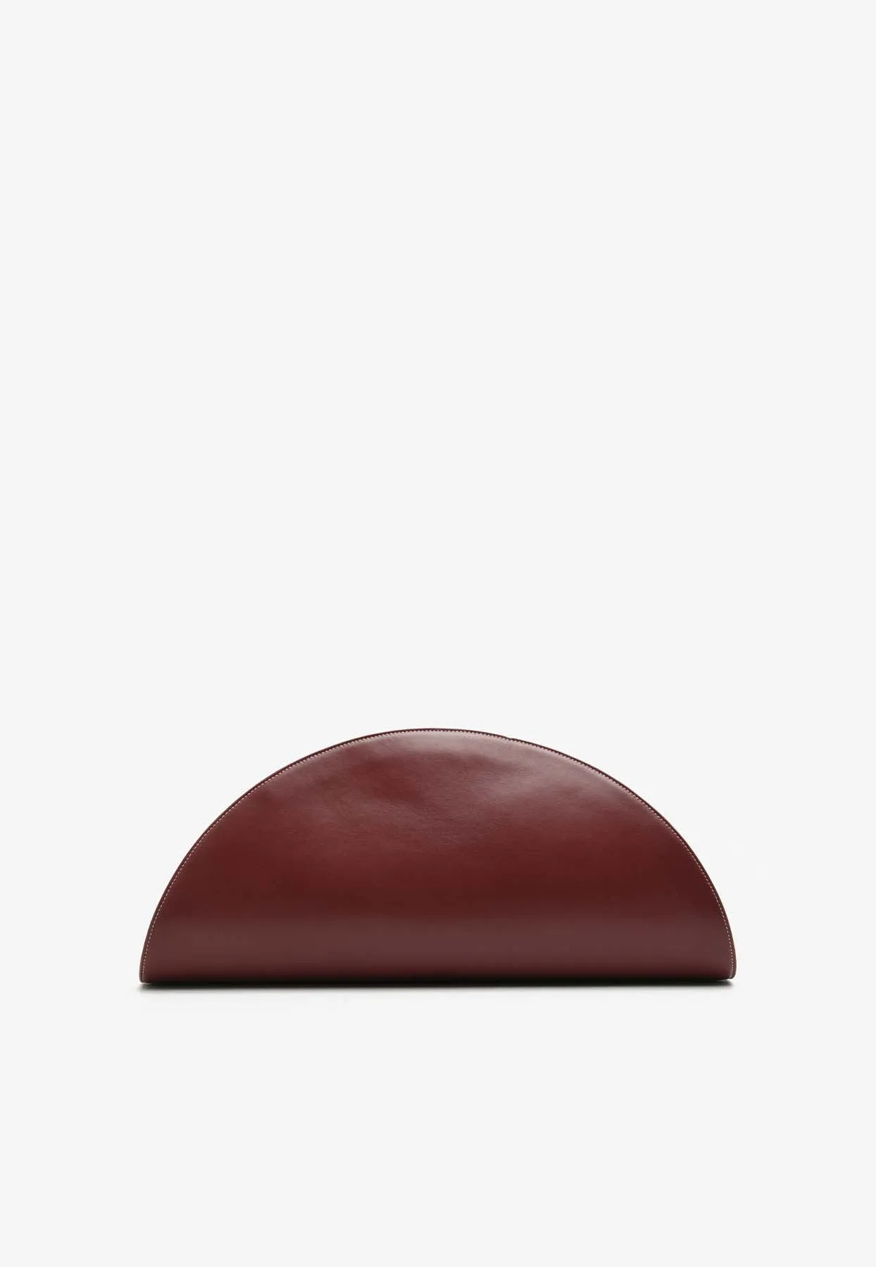 Arc Calf Leather Clutch