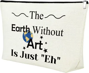 Art Lovers Gifts Makeup Bag Art Teacher Appreciation Gifts Artist Gift for Women Art Student Graduation Gifts Art Cosmetic Bag Funny Birthday Christmas Gifts Art Gifts for Women Travel Cosmetic Pouch
