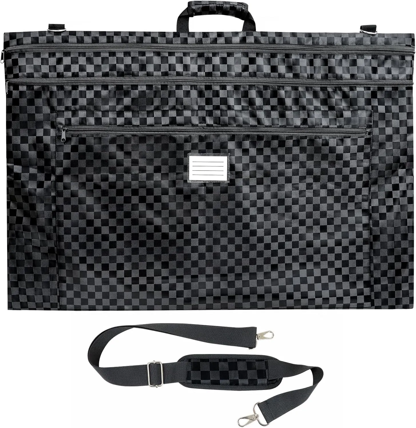 Art Portfolio Bag,24 * 36 inch Art Canvas Portfolio Case Organizer Tote,With Detachable Shoulder Strap,for Artwork Poster Painting and Drawing