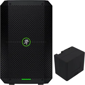 Audiosavings Bundle: (1) Mackie Thump GO 8" Portable Battery-Powered Rechargeable DJ PA Speaker Bluetooth Bundle with (1) Mackie Thump Go Spare Battery (2 Items)