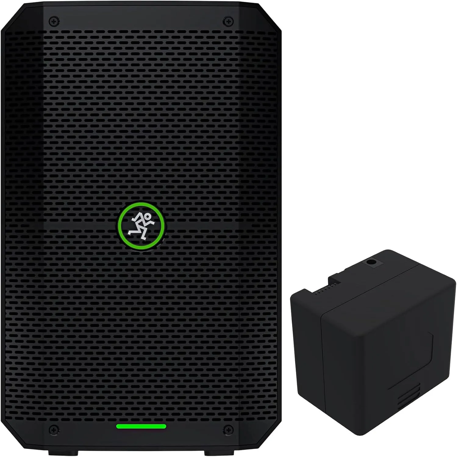 Audiosavings Bundle: (1) Mackie Thump GO 8" Portable Battery-Powered Rechargeable DJ PA Speaker Bluetooth Bundle with (1) Mackie Thump Go Spare Battery (2 Items)