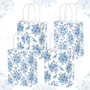 BACH AND BOOZY Blue Bridal Shower Party Favor Bags Party Supplies for Blue Bridal Shower Bachelorette Engagement Wedding