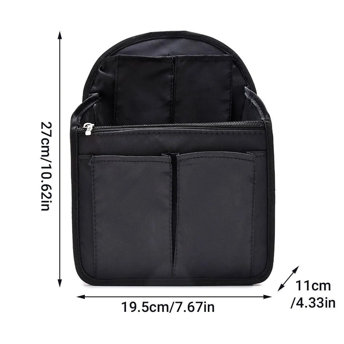Backpack Liner Organizer Anti-theft Insert Bag For Handbag Travel Cosmetic Bags