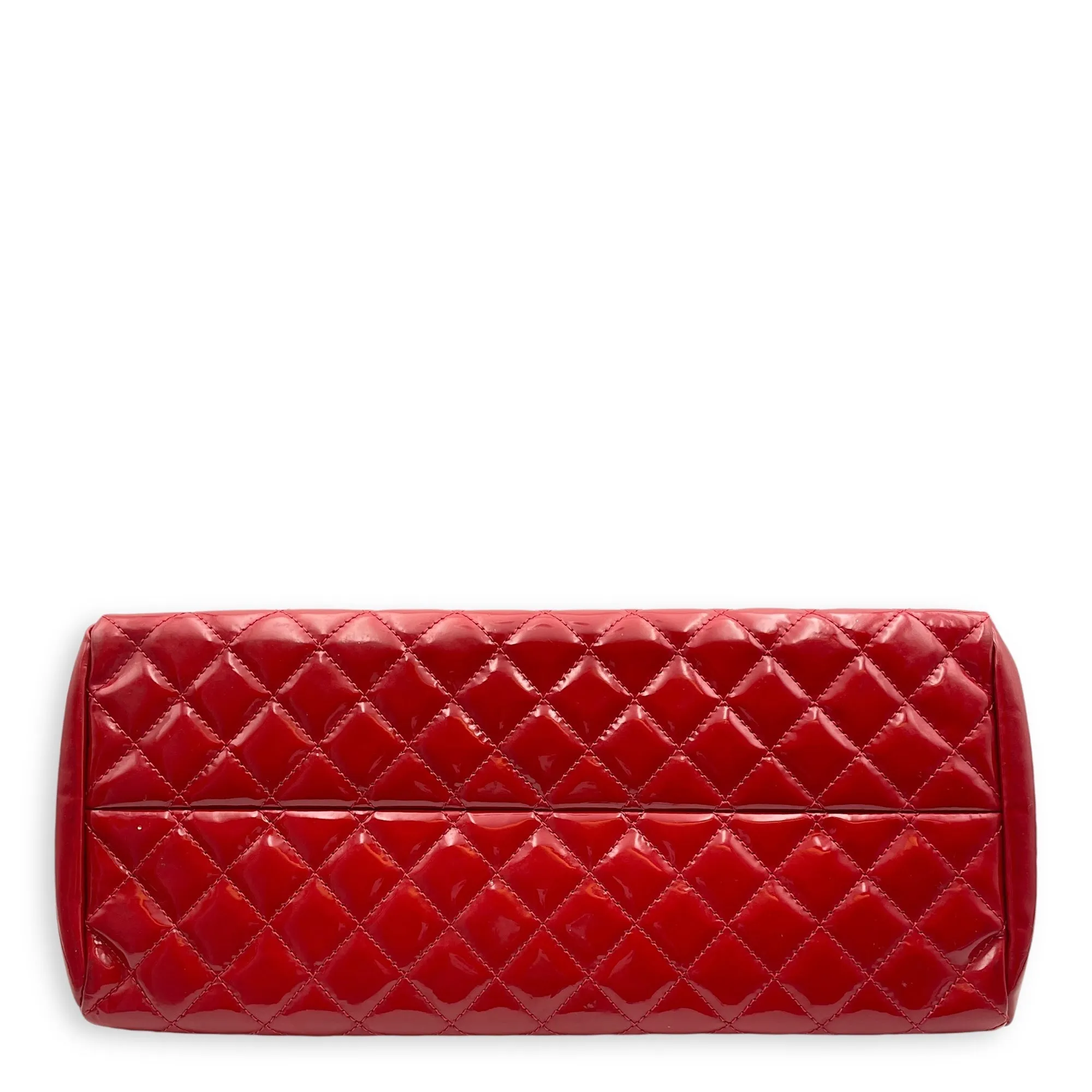 Bag Bowler Red Patent Silver Leather, Effective communication Shoulder in Mademoiselle Urgent clearance hardware