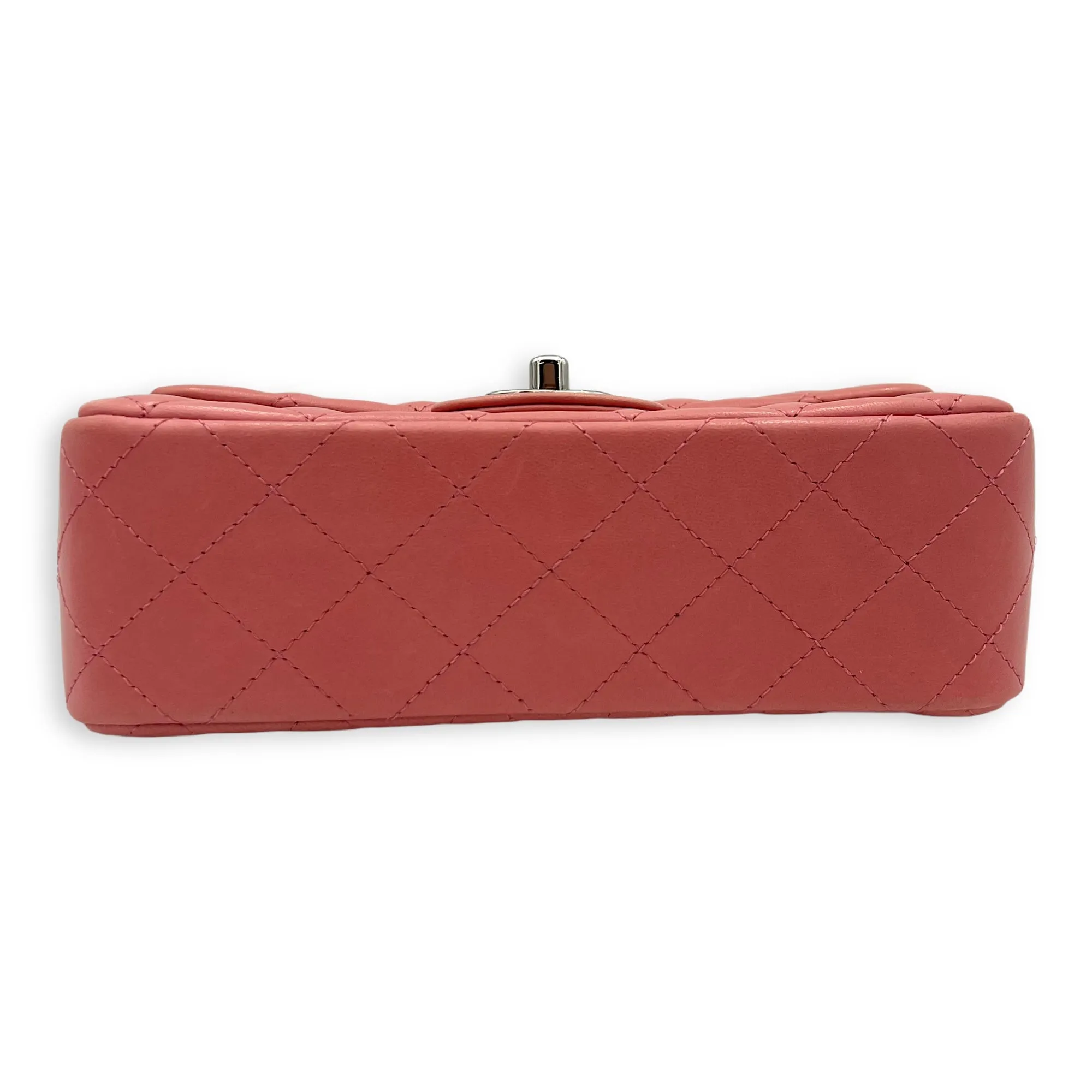 Bag Classic Rectangle in Reliable delivery Lambskin, Shoulder Hot deal Mini Pink hardware Gold