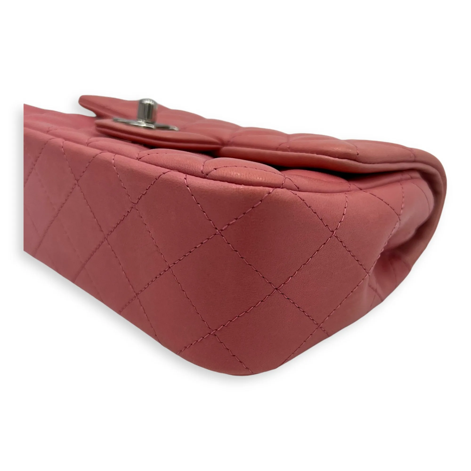 Bag Classic Rectangle in Reliable delivery Lambskin, Shoulder Hot deal Mini Pink hardware Gold