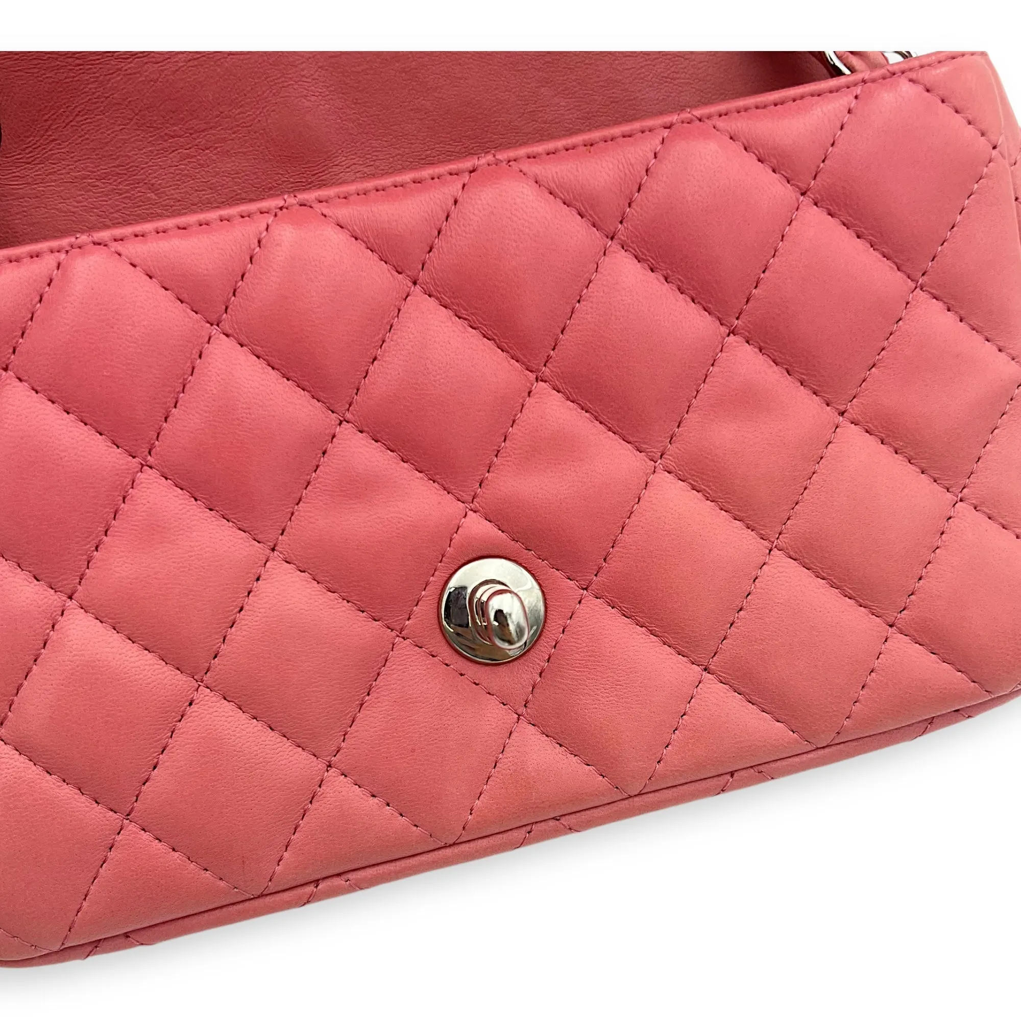 Bag Classic Rectangle in Reliable delivery Lambskin, Shoulder Hot deal Mini Pink hardware Gold