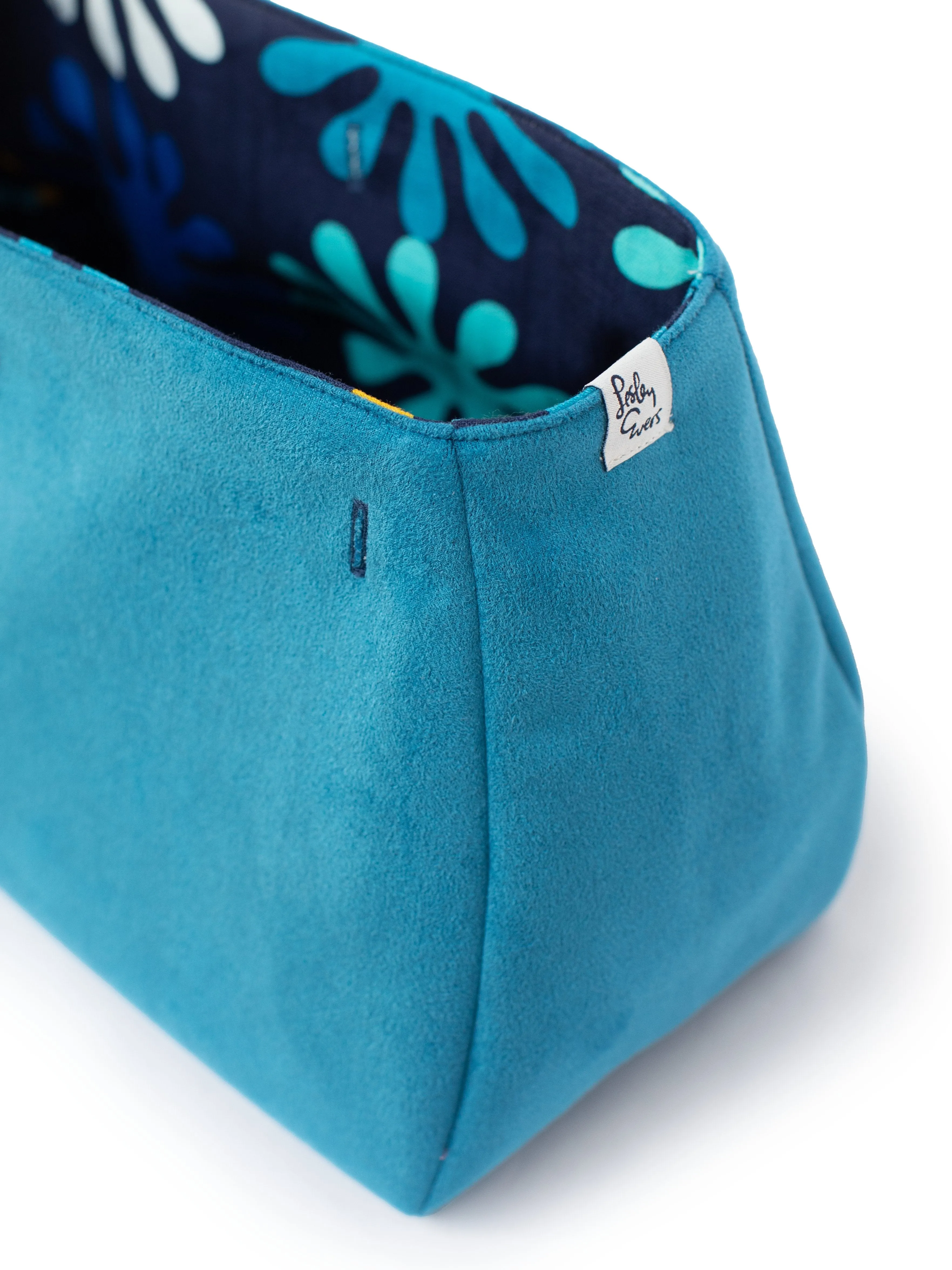 BAG COVER Spritz Blue & Teal Suede