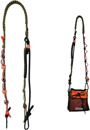 Bag Strap Replacement, Versatile Multi-Function Paracord Shoulder Strap: Adjustable, Heavy-Duty Colorful Crossbody Extender with Water Bottle Handle for Travel, Outdoor Activities & More Armygreen