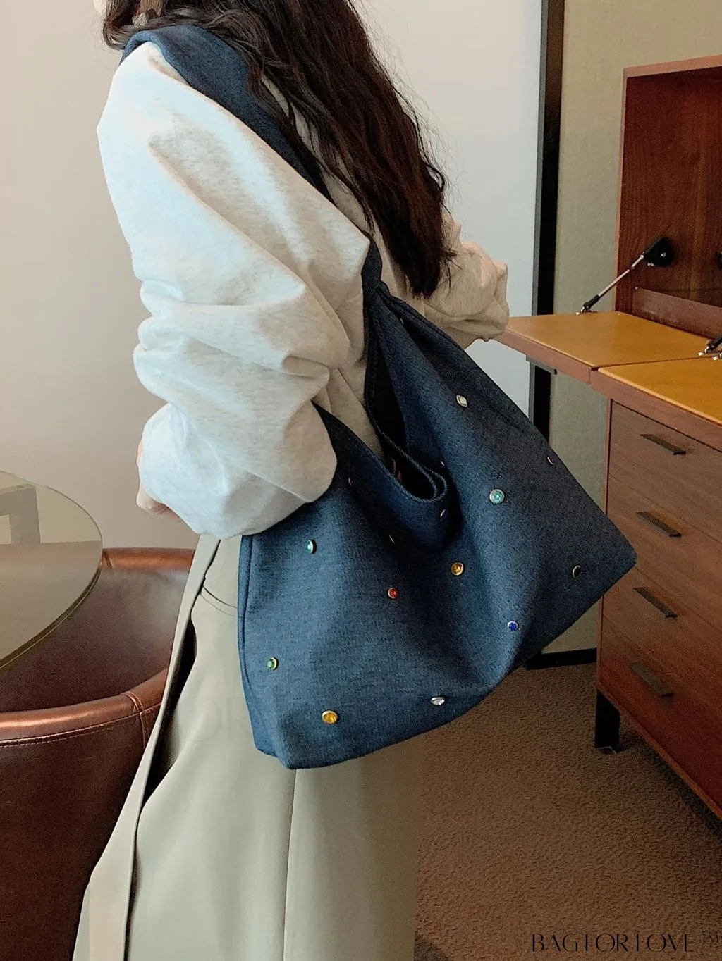 BagForLove - Chic & Spacious Diamond Tote Bag - Perfect Womens Shoulder Bag