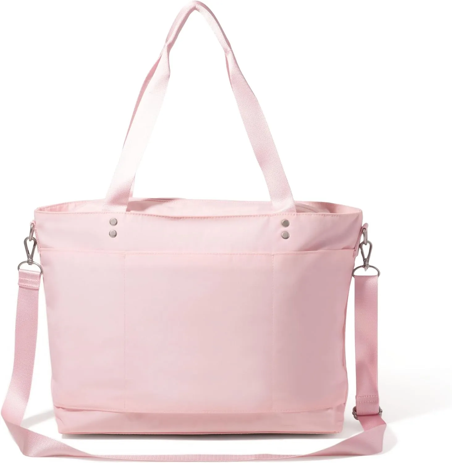 Baggallini Carryall Laptop Tote-Medium 12x19 Inch Travel Crossbody Shoulder Bag