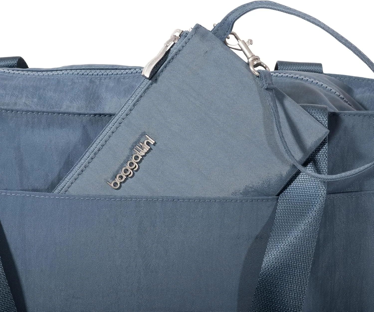 Baggallini Carryall Laptop Tote-Medium 12x19 Inch Travel Crossbody Shoulder Bag