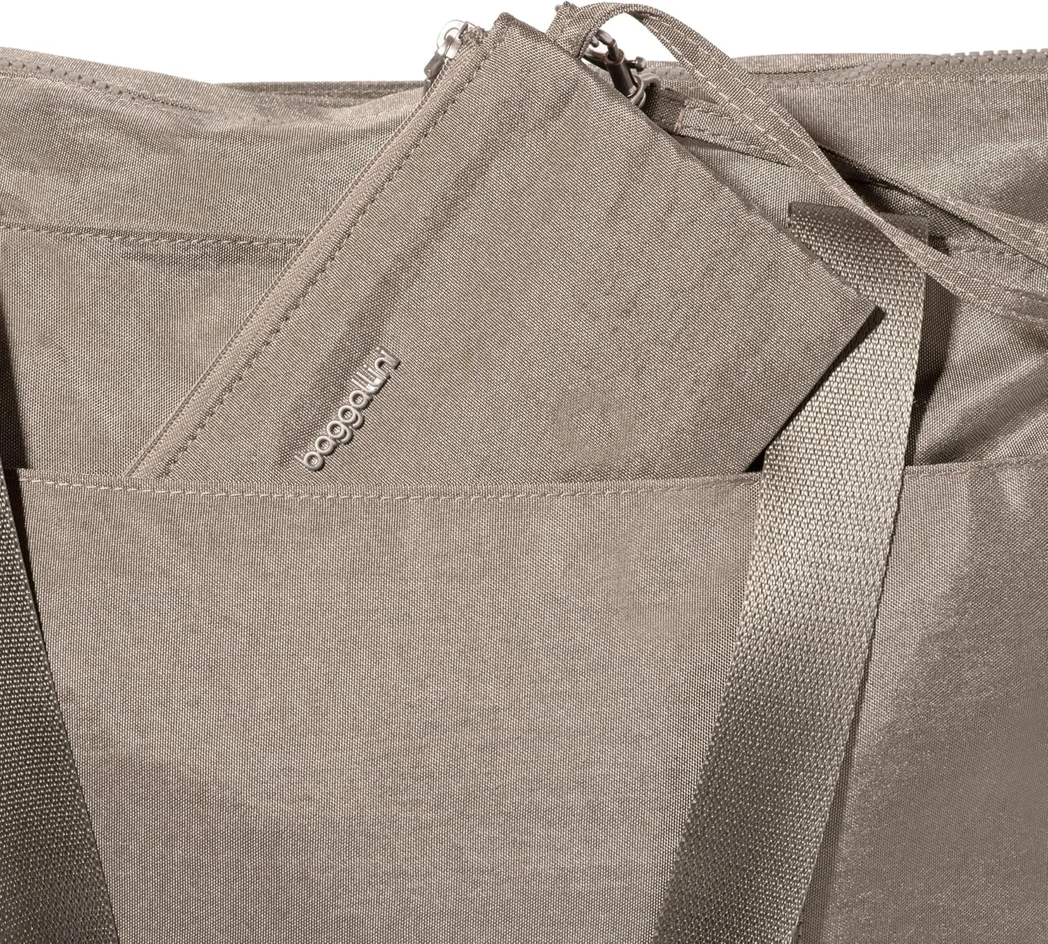 Baggallini Carryall Laptop Tote-Medium 12x19 Inch Travel Crossbody Shoulder Bag