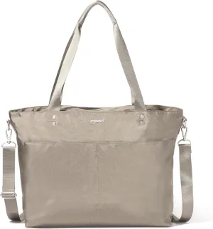 Baggallini Carryall Laptop Tote-Medium 12x19 Inch Travel Crossbody Shoulder Bag