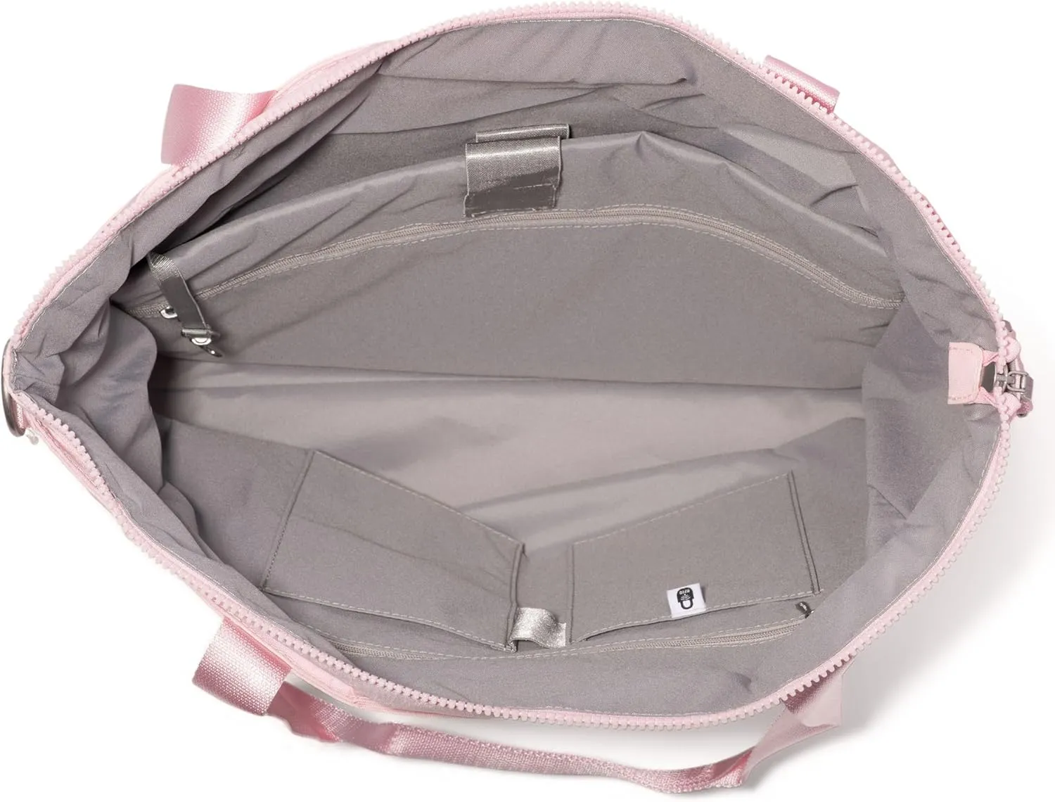 Baggallini Carryall Laptop Tote-Medium 12x19 Inch Travel Crossbody Shoulder Bag
