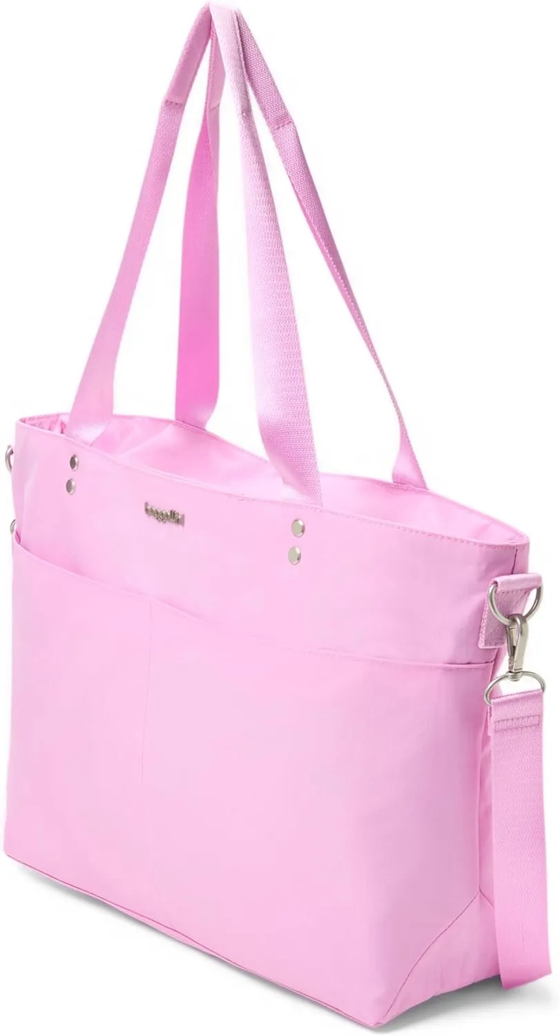Baggallini Carryall Laptop Tote-Medium 12x19 Inch Travel Crossbody Shoulder Bag