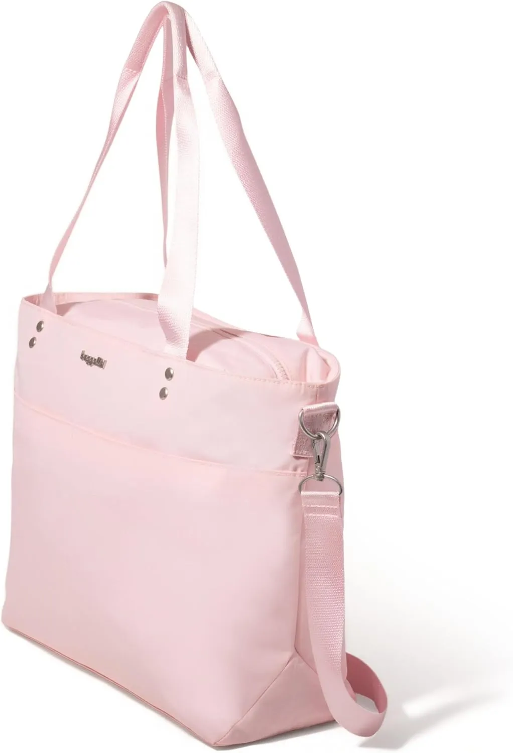 Baggallini Carryall Laptop Tote-Medium 12x19 Inch Travel Crossbody Shoulder Bag