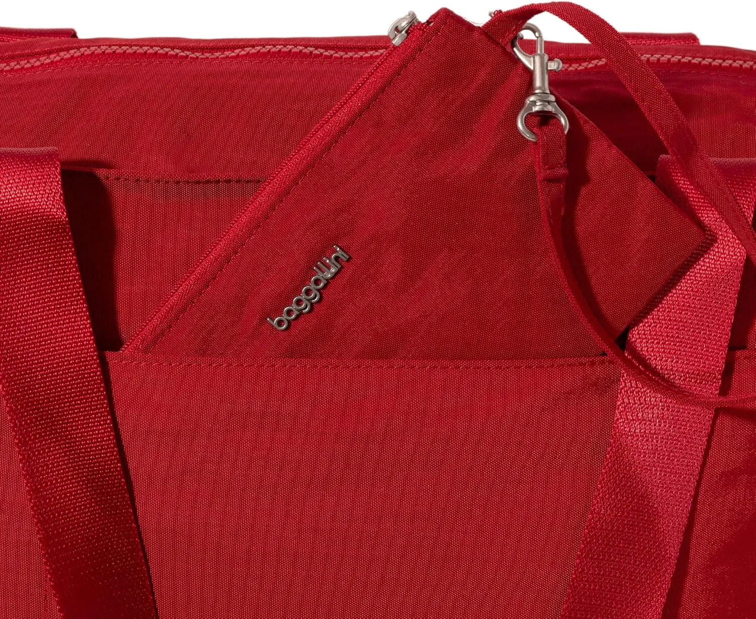 Baggallini Carryall Laptop Tote-Medium 12x19 Inch Travel Crossbody Shoulder Bag
