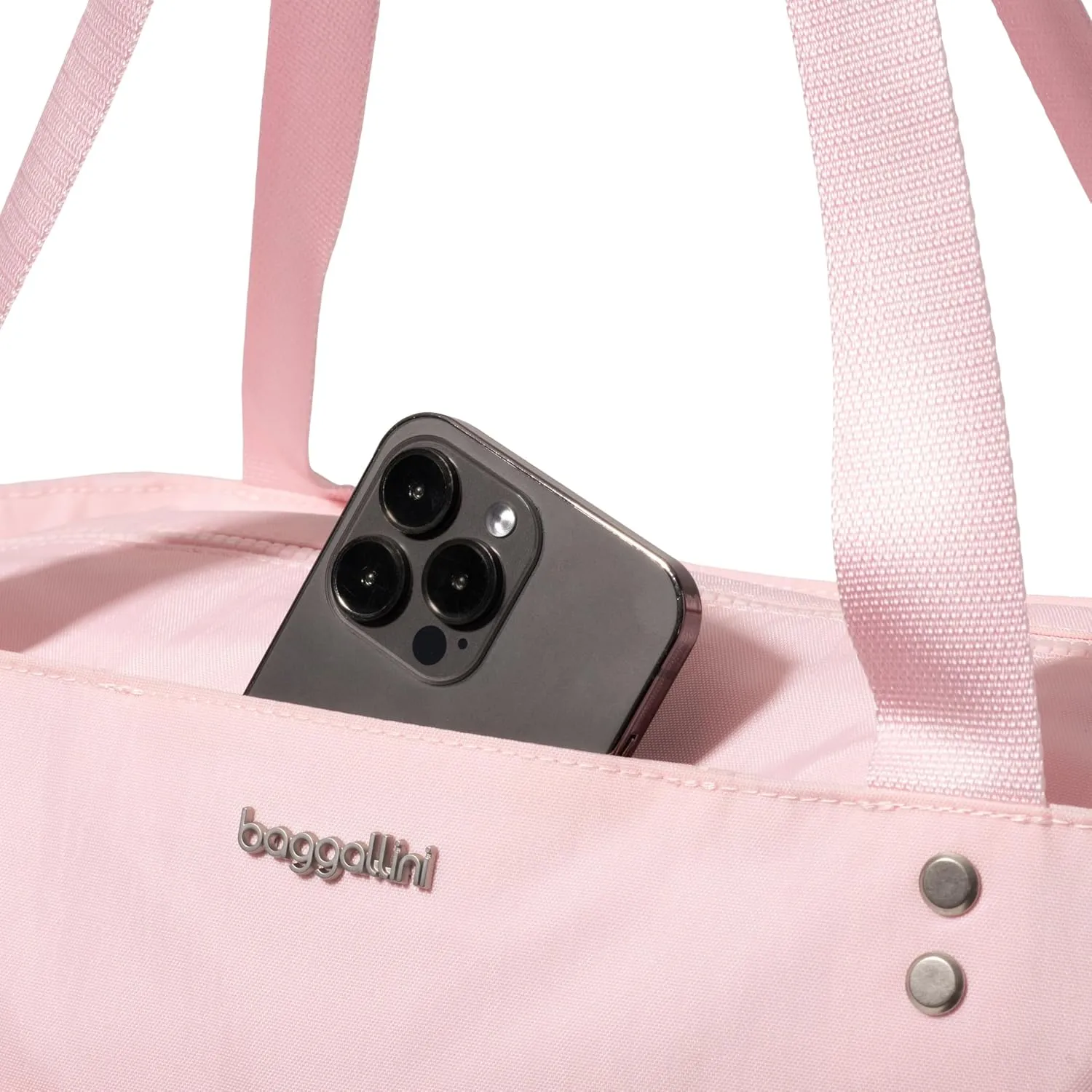 Baggallini Carryall Laptop Tote-Medium 12x19 Inch Travel Crossbody Shoulder Bag