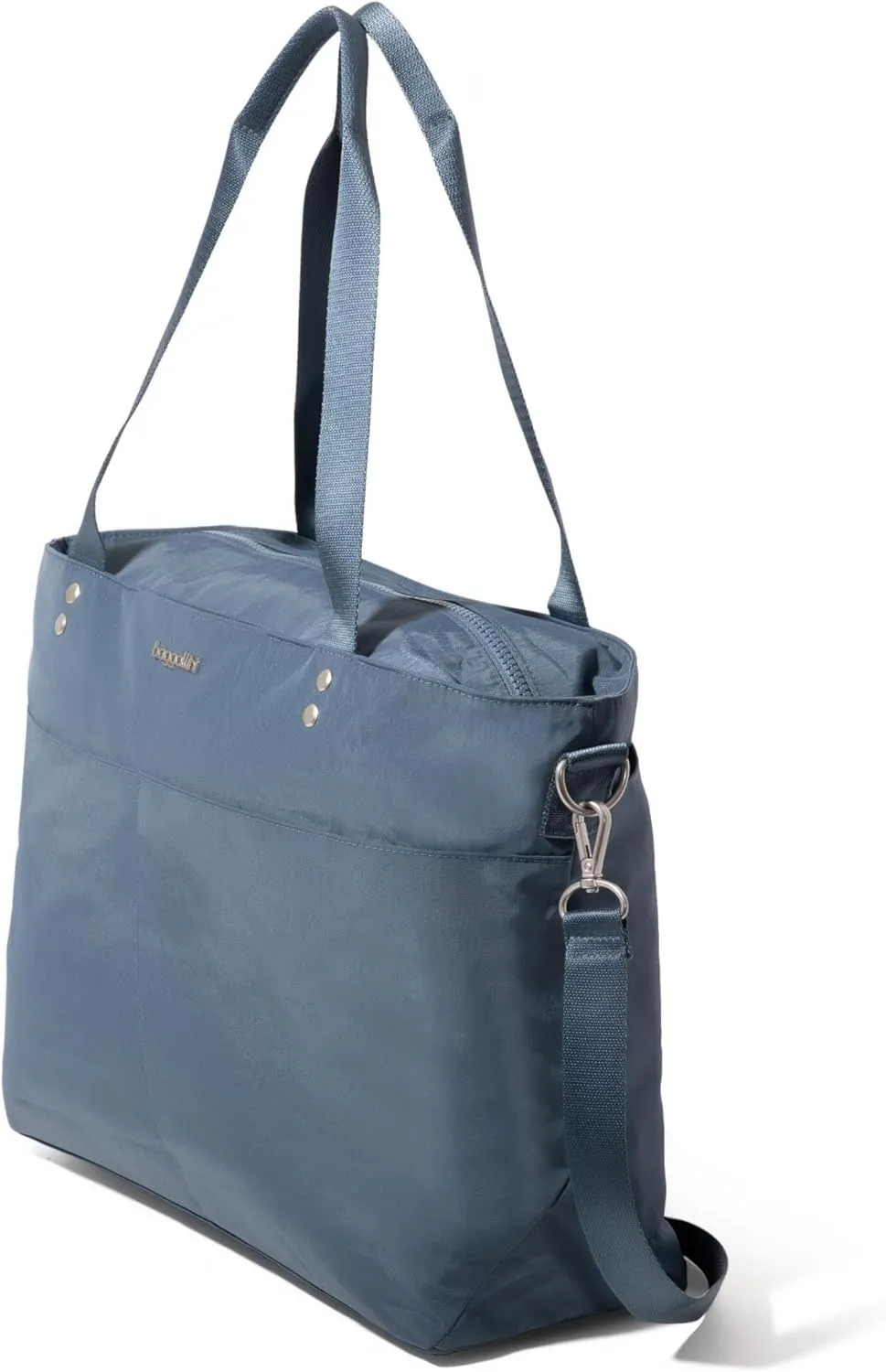 Baggallini Carryall Laptop Tote-Medium 12x19 Inch Travel Crossbody Shoulder Bag
