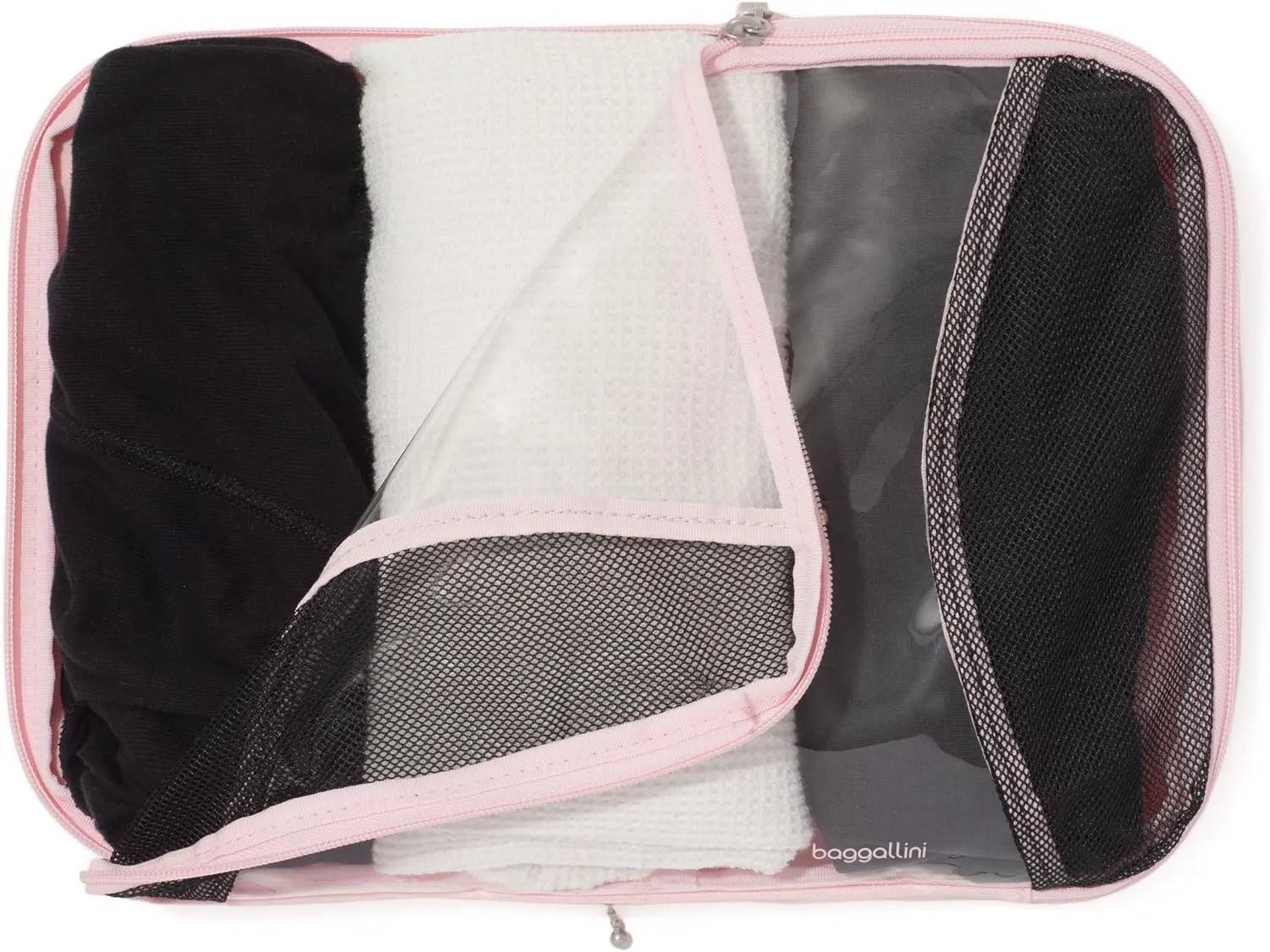 Baggallini Compression Cube 3-piece set - Lightweight Compression Packing Cubes for Travel