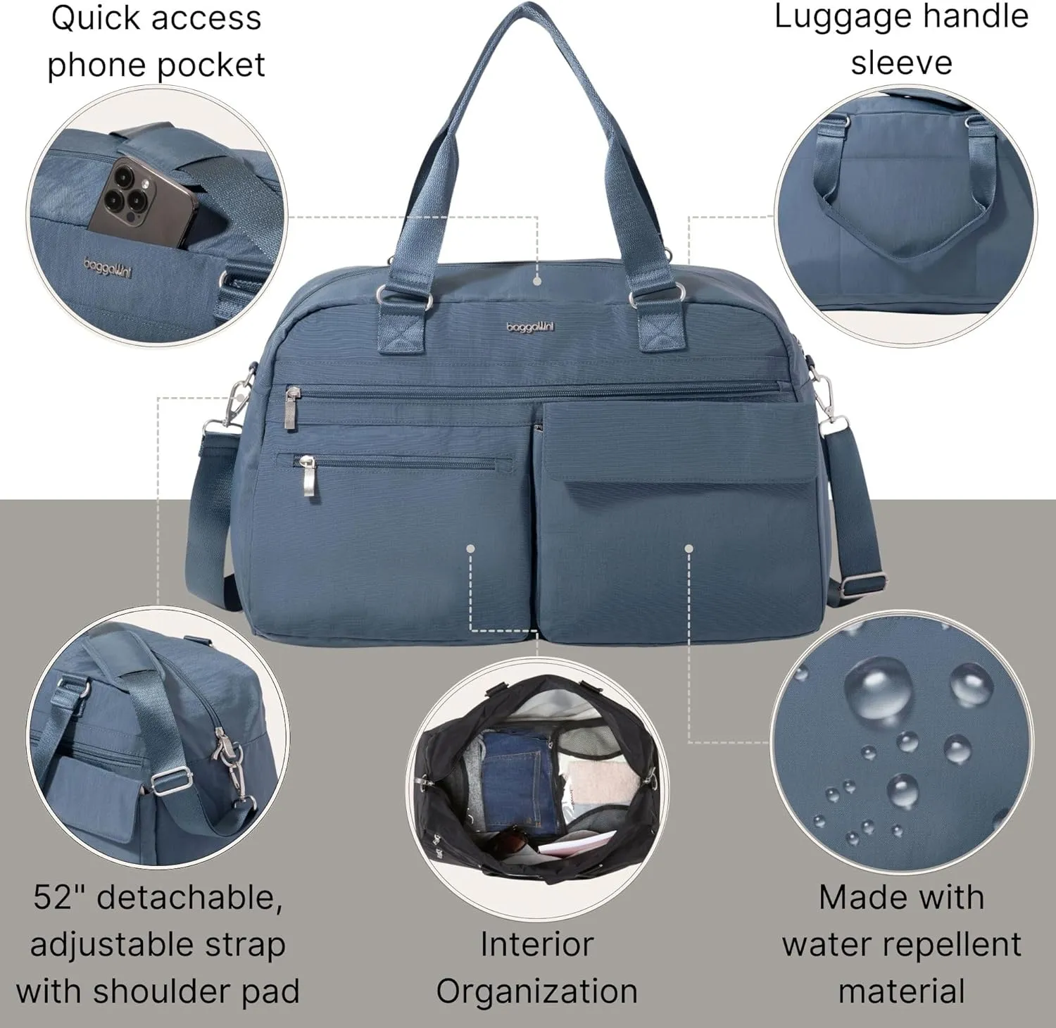Baggallini Modern Everywhere Travel Duffel
