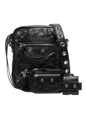 Balenciaga Black Cross Bold Get it before it's Le Cagole Bag