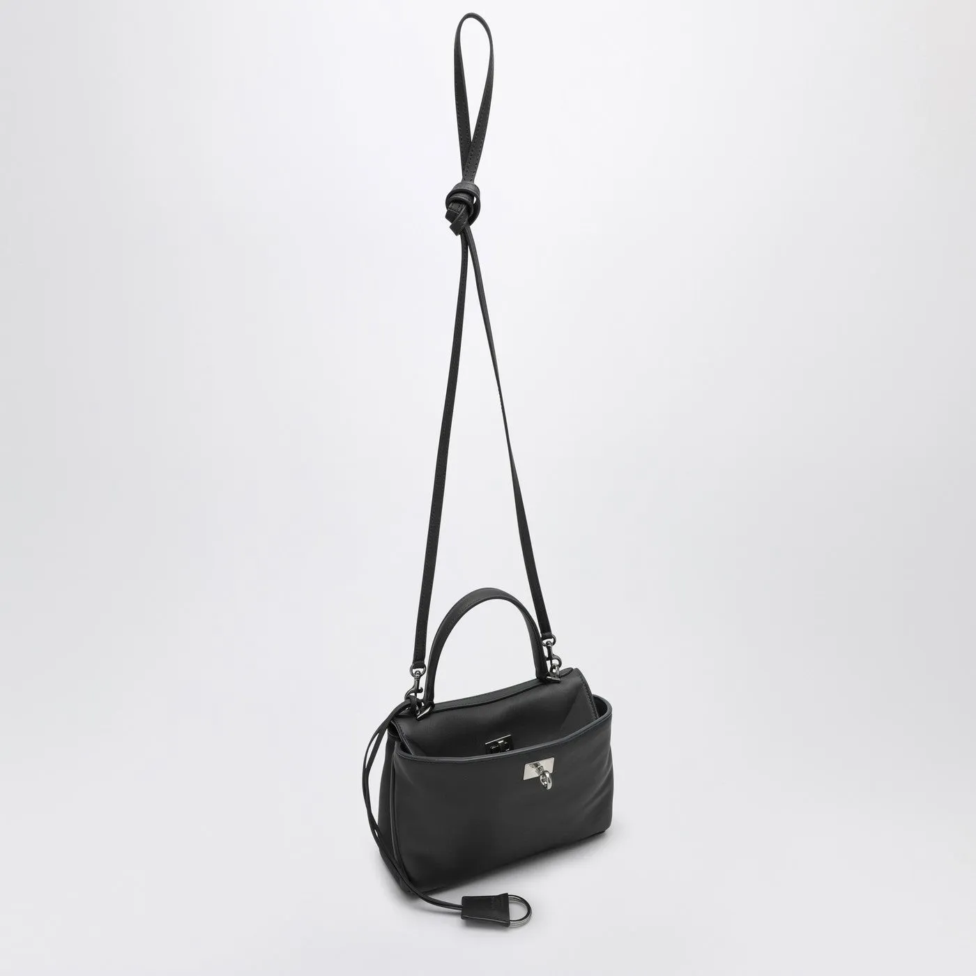 Balenciaga Grey Calfskin Rodeo Mini Bag