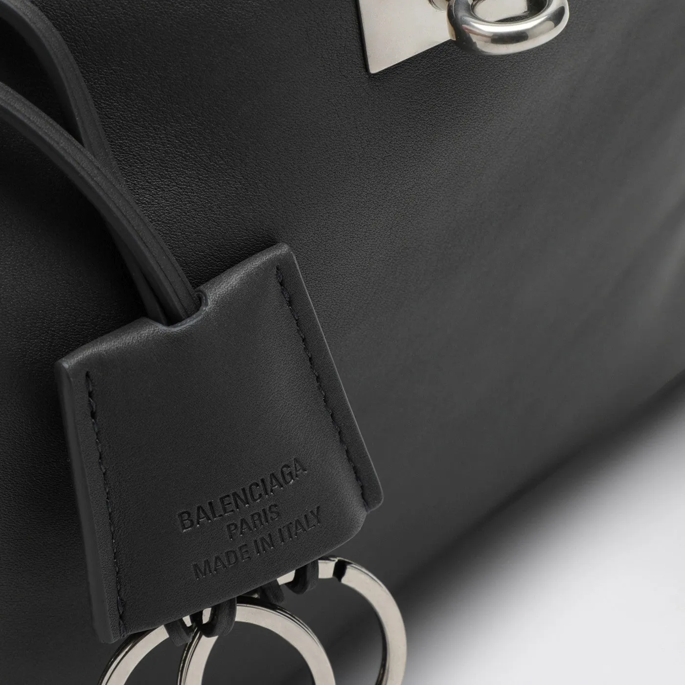 Balenciaga Grey Calfskin Rodeo Mini Bag