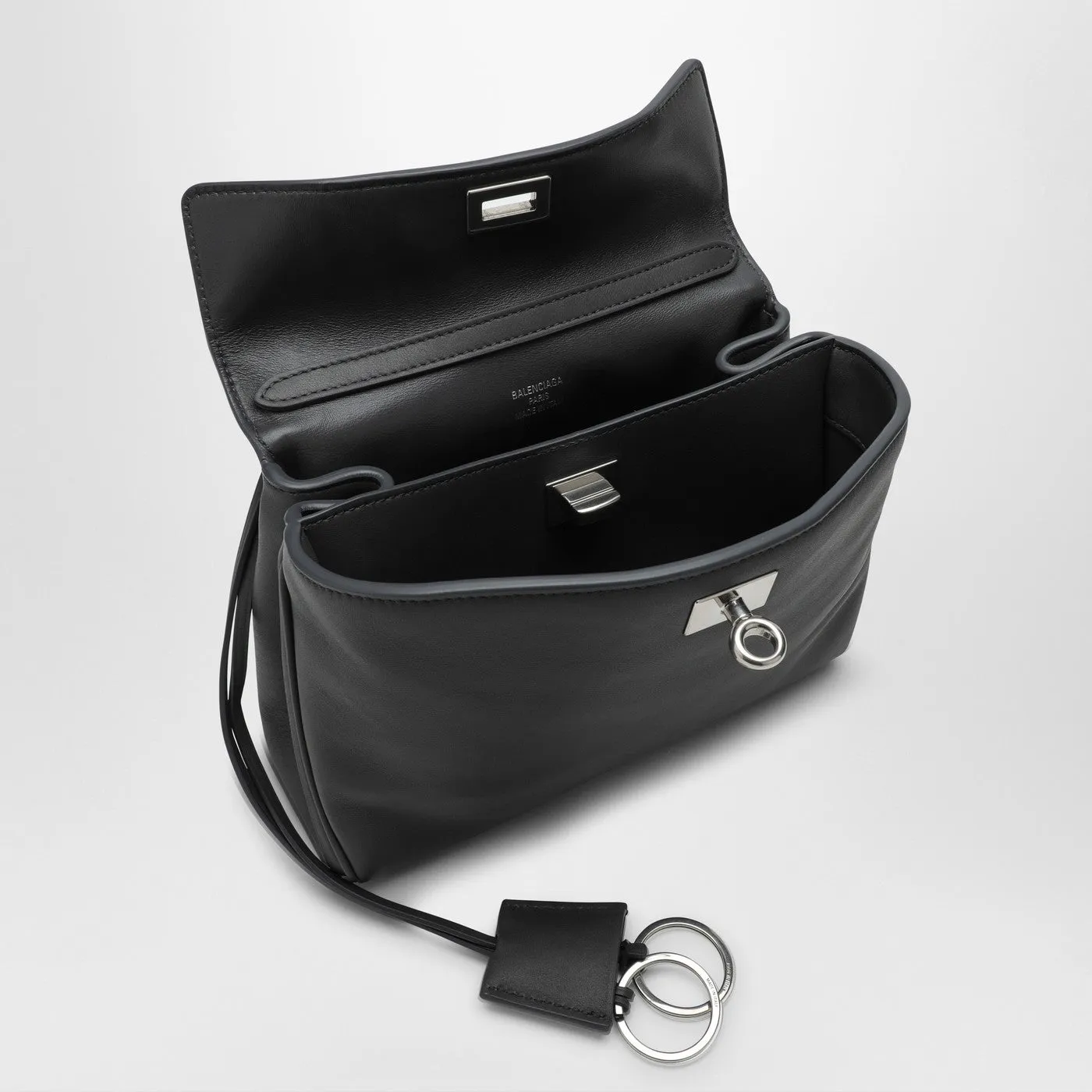 Balenciaga Grey Calfskin Rodeo Mini Bag
