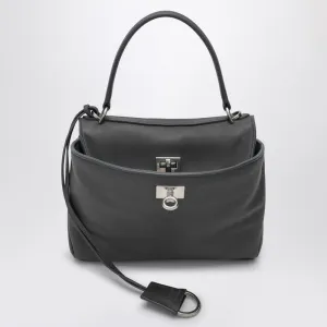 BALENCIAGA Mini Calfskin Handbag with Detachable Shoulder Strap
