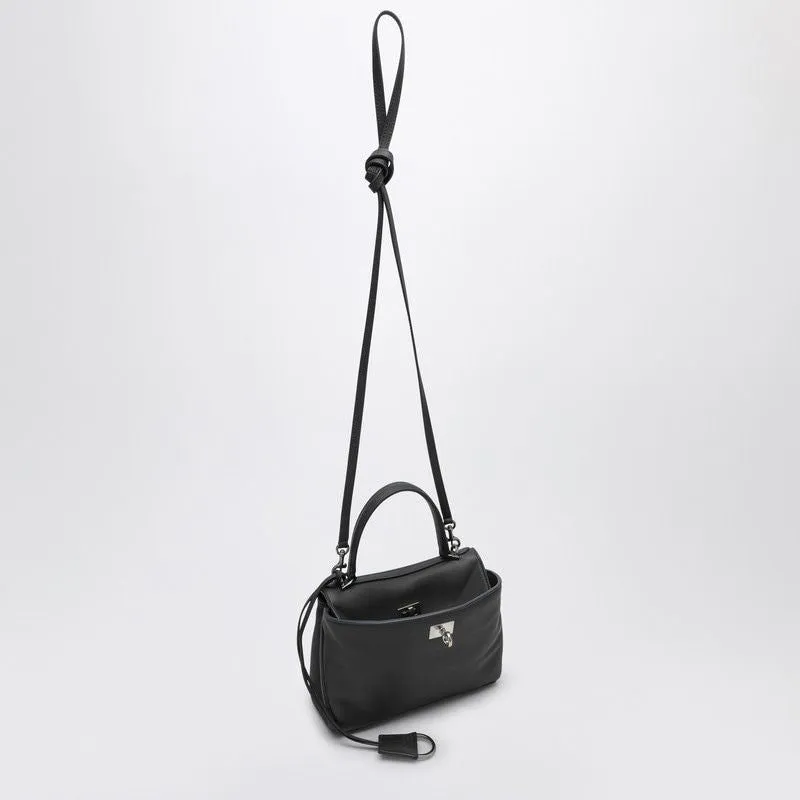 BALENCIAGA Mini Calfskin Handbag with Detachable Shoulder Strap