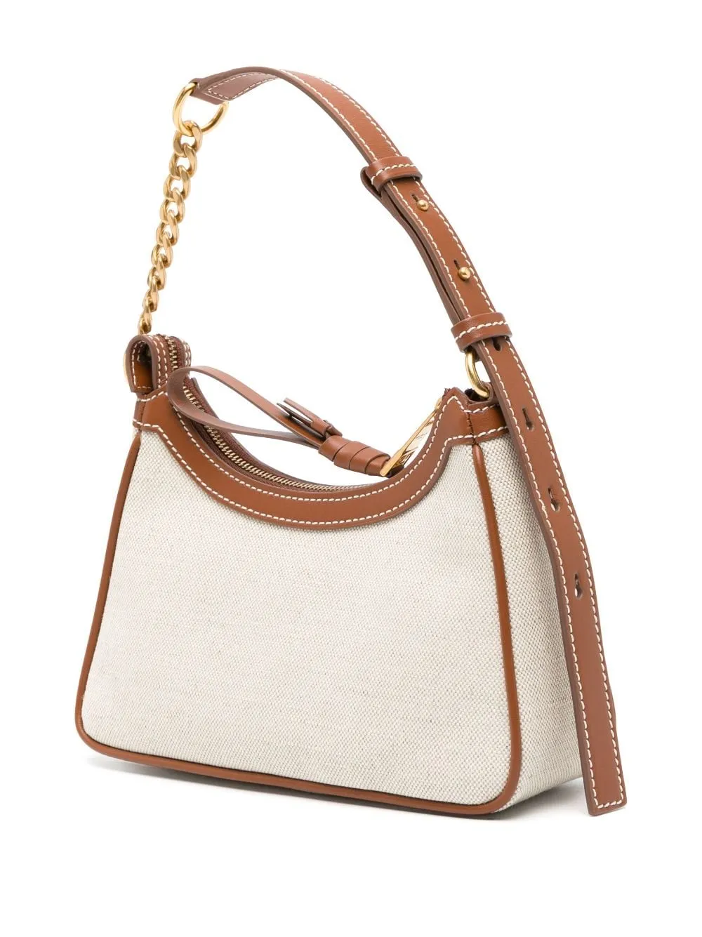 Balmain B Army Canvas And Leather Shoulder Bag