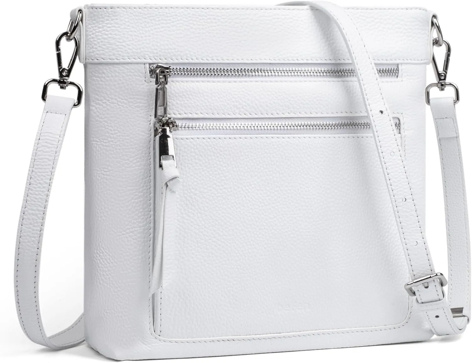befen Genuine Leather Crossbody Bags for Women, Women's Lightweight Medium Crossbody Shoulder Purses Handbags