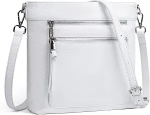 befen Genuine Leather Crossbody Bags for Women, Women's Lightweight Medium Crossbody Shoulder Purses Handbags