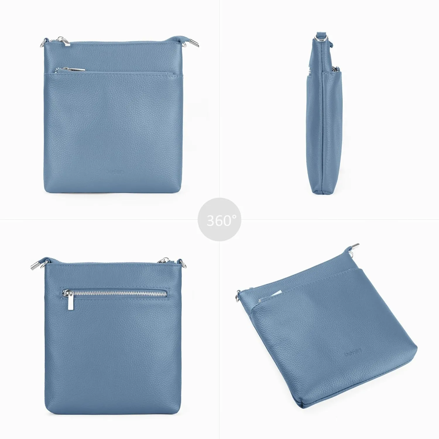 befen Genuine Leather Small Crossbody Purses for Women Travel Cross Body Bags Lightweight with Adjustable Shoulder Strap