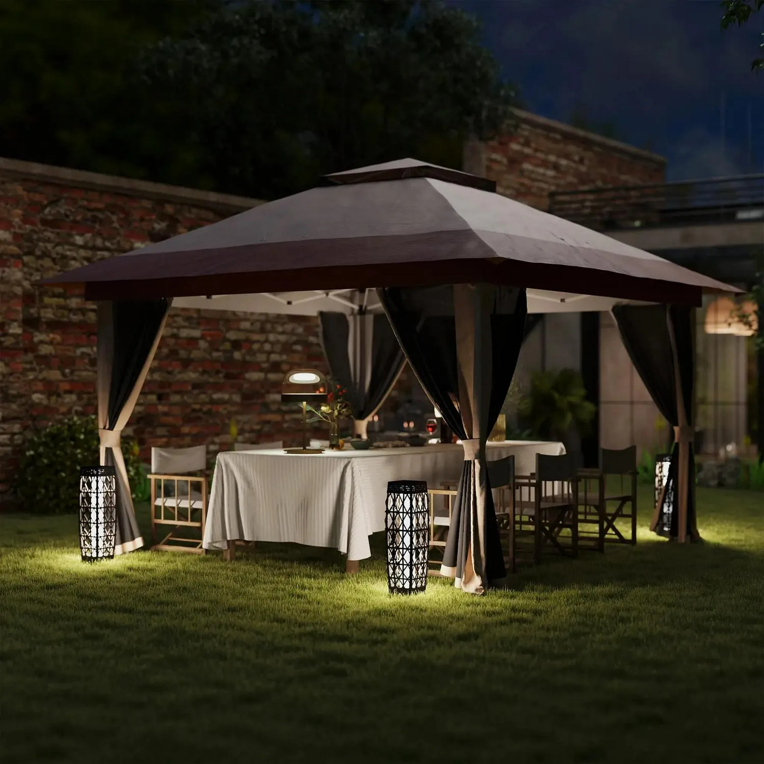 Beige Diverse options Big savings Accessories Gazebo, 3.6m Pop-Up 3.6 X - Outsunny With