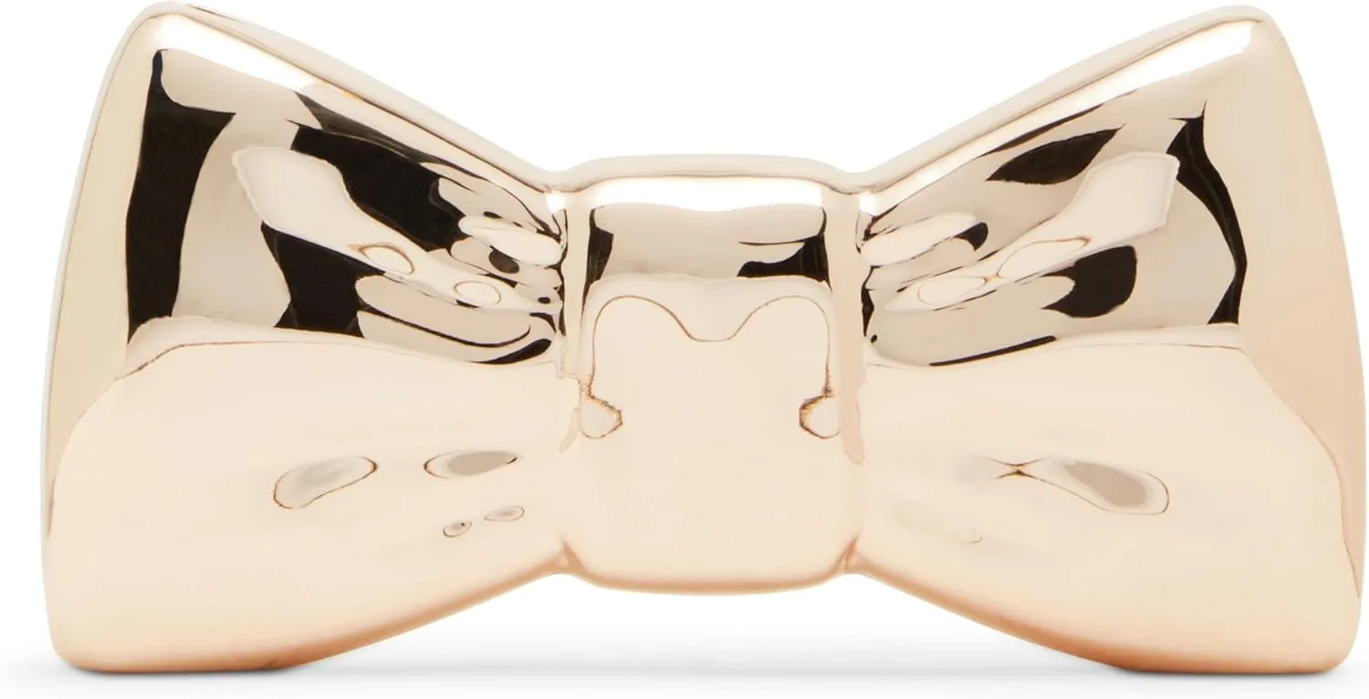Betsey Johnson Metal Bow Clutch