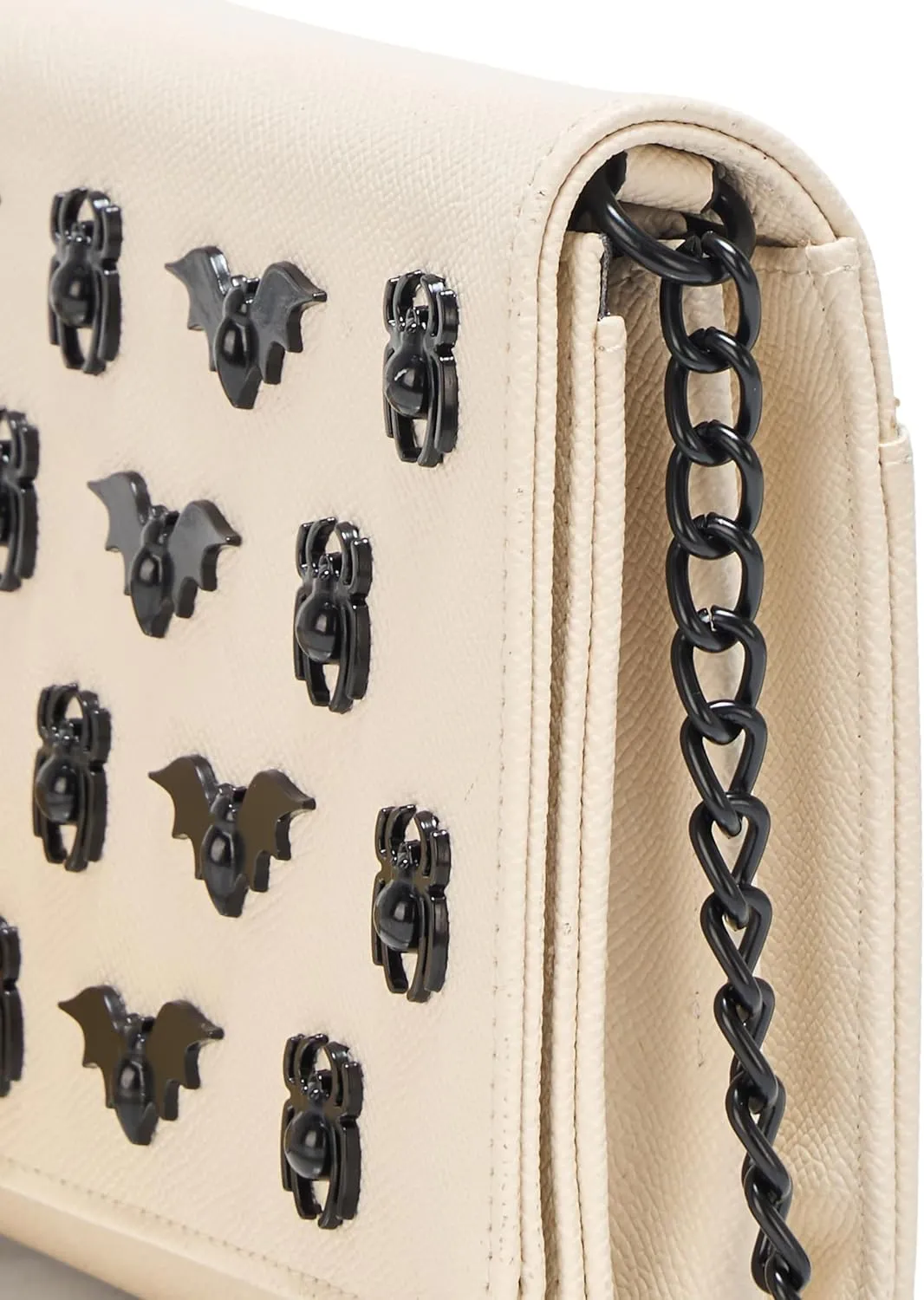 Betsey Johnson Xosybil Flap Crossbody with Halloween Studs