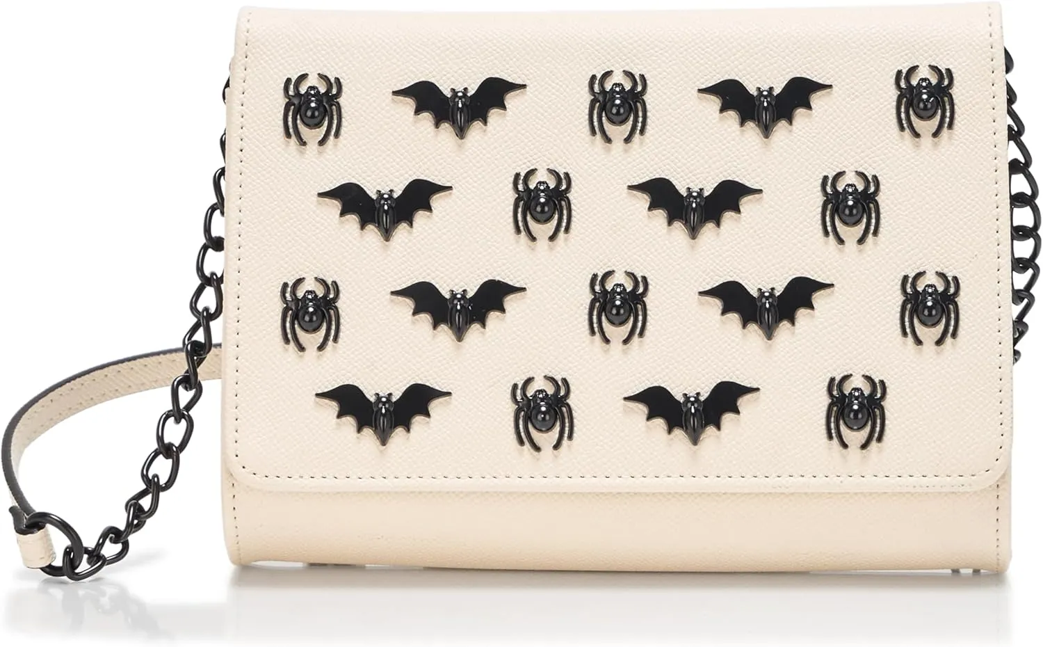 Betsey Johnson Xosybil Flap Crossbody with Halloween Studs