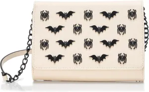 Betsey Johnson Xosybil Flap Crossbody with Halloween Studs