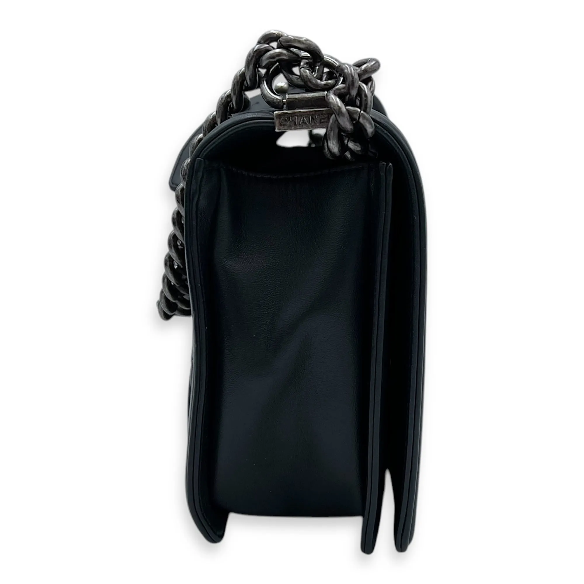 Black Bag in Lambskin, Boy Best-selling variety Gold Clearance sale hardware Shoulder