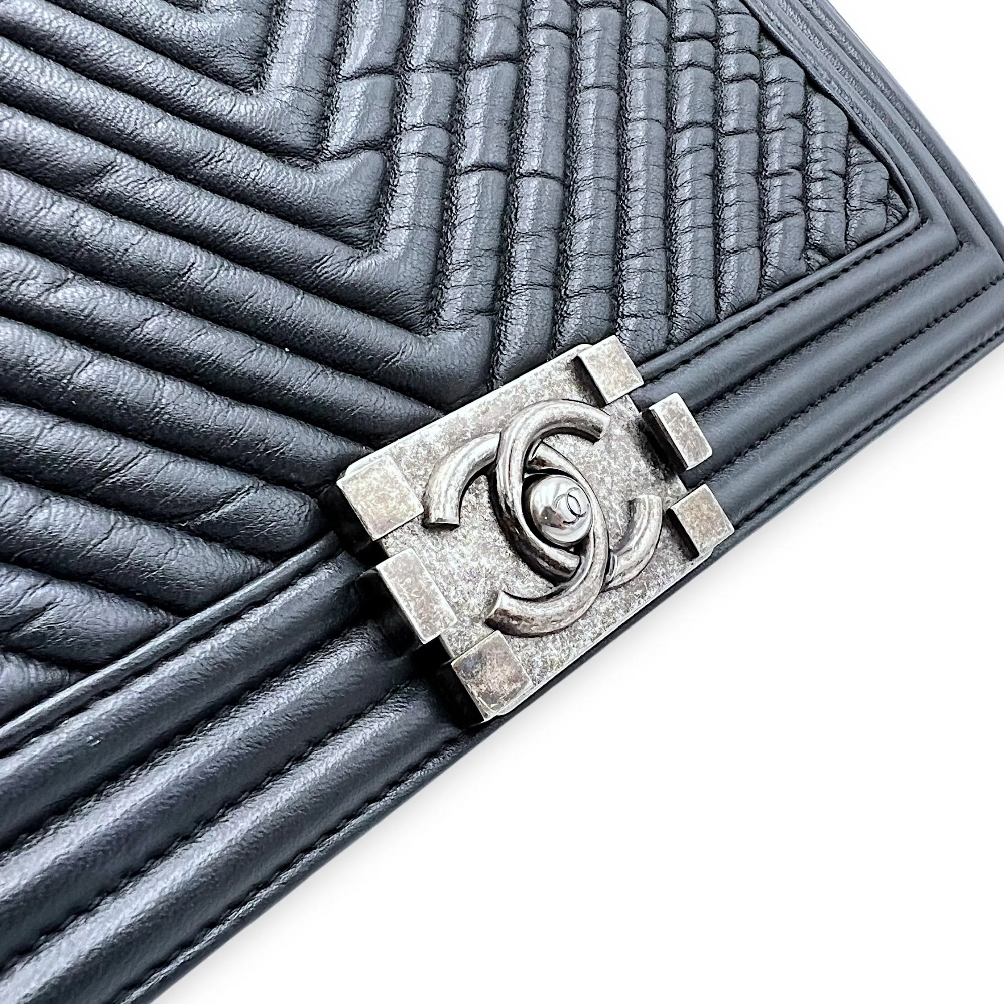 Black Bag in Lambskin, Boy Best-selling variety Gold Clearance sale hardware Shoulder