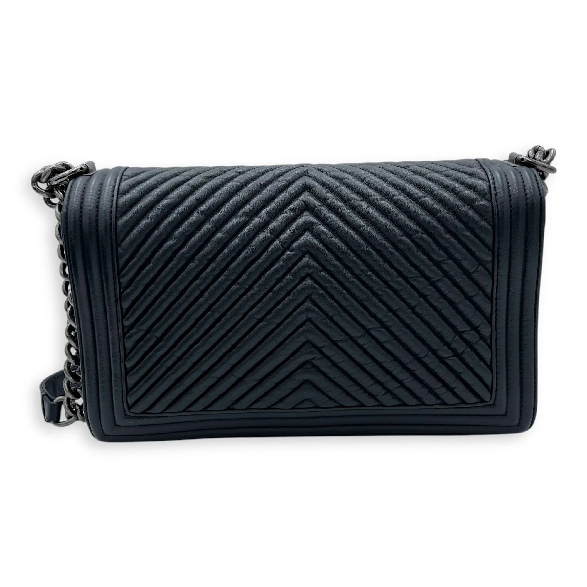 Black Bag in Lambskin, Boy Best-selling variety Gold Clearance sale hardware Shoulder