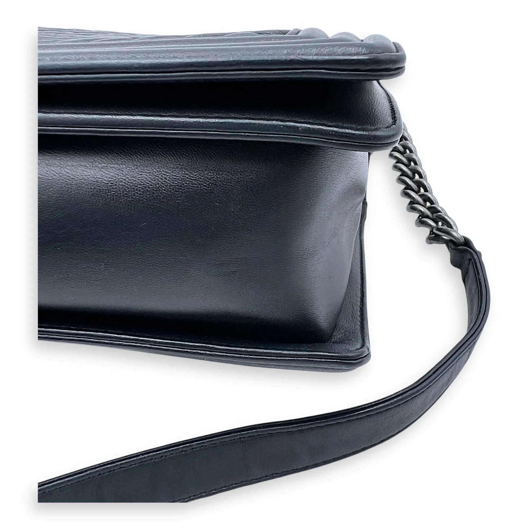 Black Bag in Lambskin, Boy Best-selling variety Gold Clearance sale hardware Shoulder