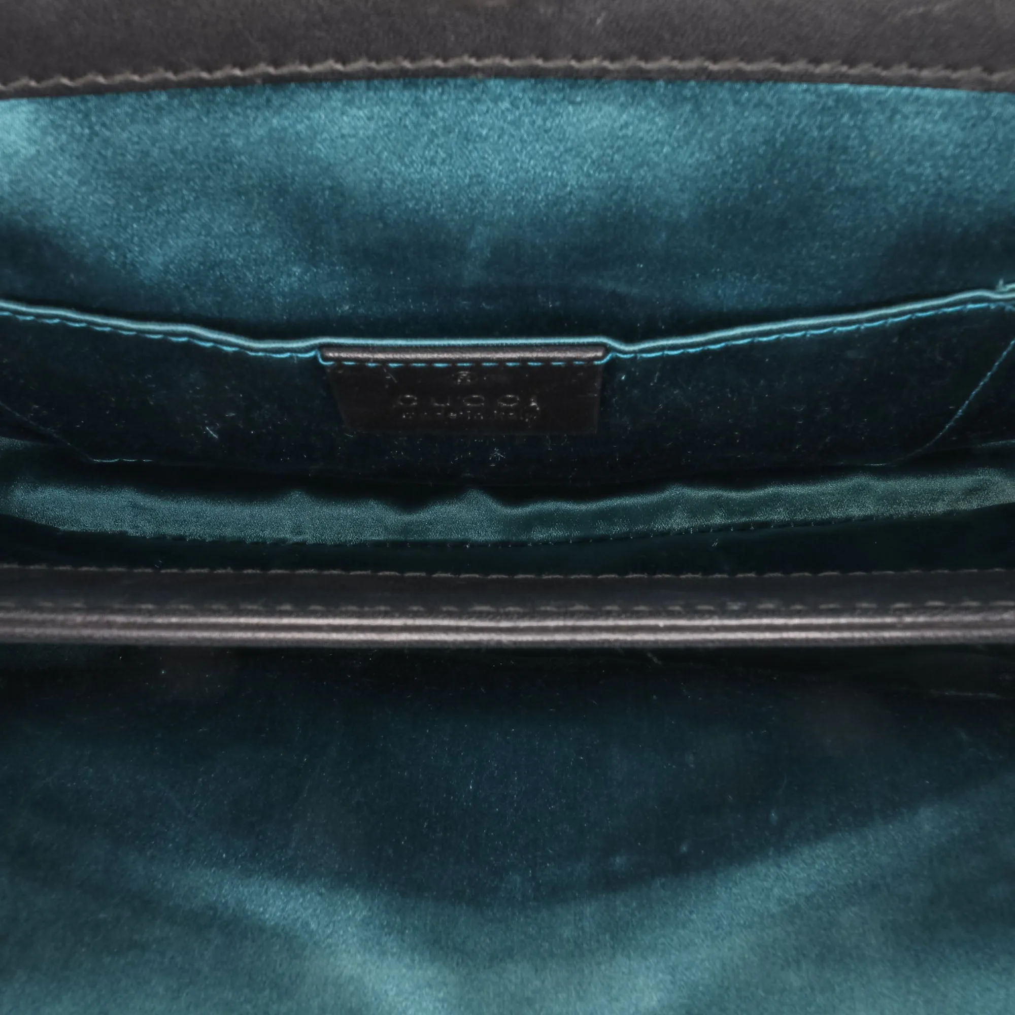 Black Gucci Small Suede Ophidia Chain Crossbody