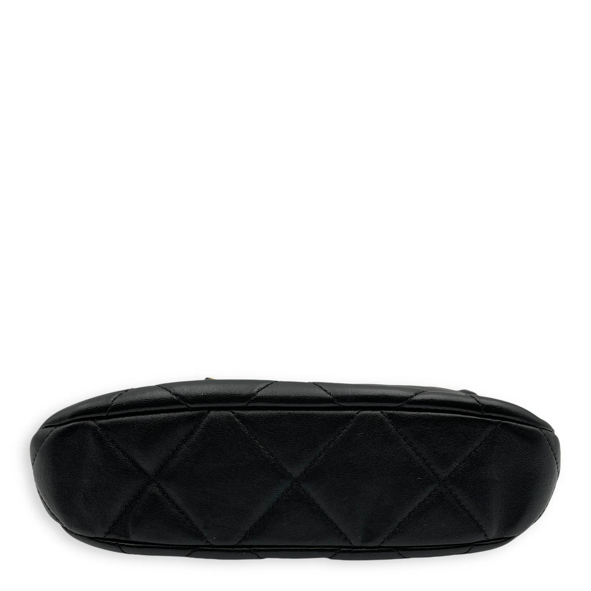 Black Hot-selling 22x15x6cm Seasonal with Hobo in hardware Shoulder Risk-free returns Bag Quilted Gold CHANEL Chain Lambskin,