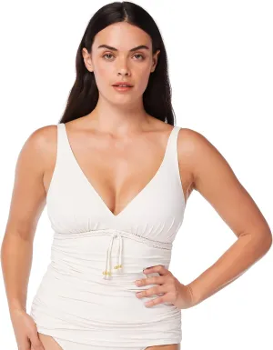 Bleu Rod Beattie Glam Stand Over-The-Shoulder D Tankini Coconut Water 10D